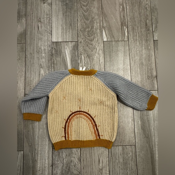Wild Wawa Rainbow Knit Cardigan size 3-4 - Picture 5 of 7